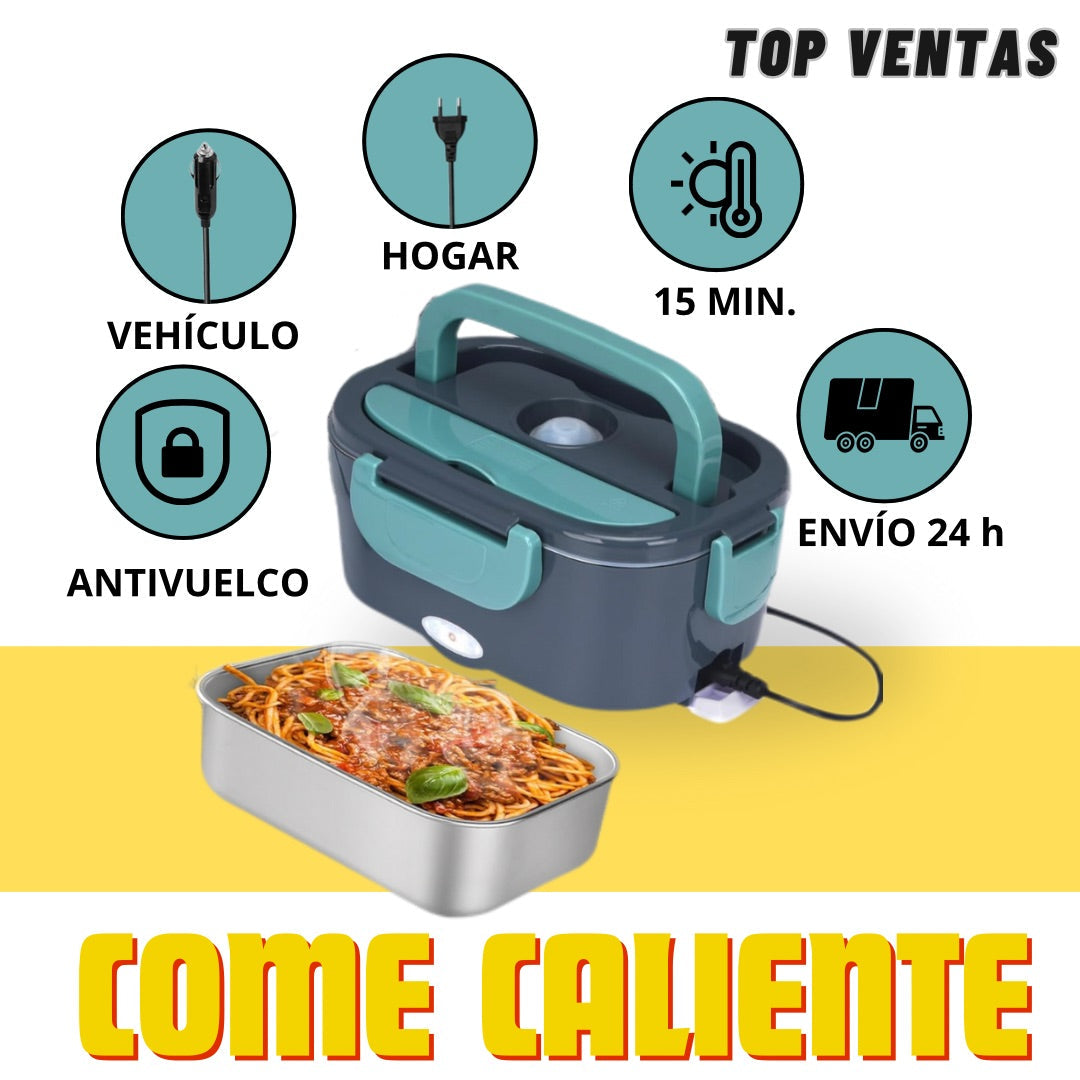 Fiambrera LuxurHeat™ - Calienta tu comida en casa, en la oficina o en el coche